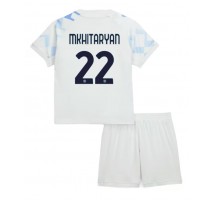 Inter Milan Henrikh Mkhitaryan #22 Koszulka Wyjazdowa dzieci 2025-26 Krótki Rękaw (+ krótkie spodenki)